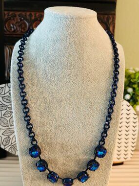 Bar by Alexa Rae One Way or Another Necklace- Metallic Midnight